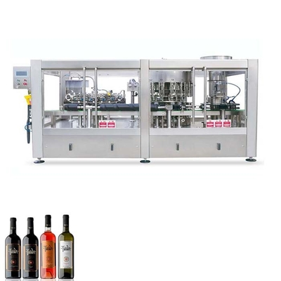 Porcellana linea automatica della macchina di rifornimento del vino 1140ml per produzione di imbottigliamento del vino del liquido della bottiglia di vetro fornitore